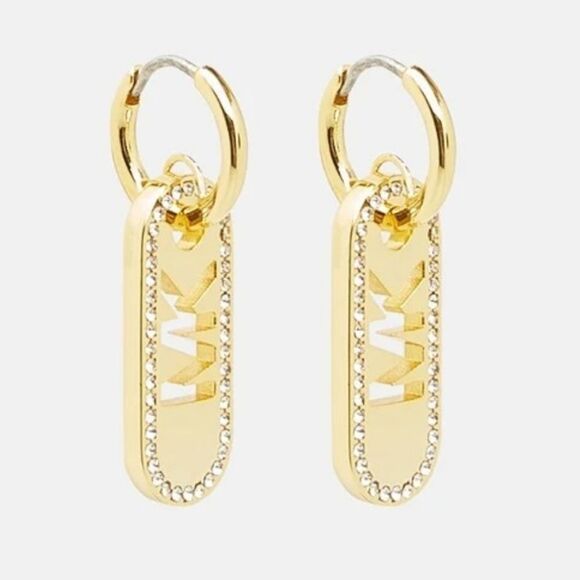 Michael Kors Tiger's Eye Empire Earrings - Picture 2 of 8